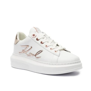 Karl Lagerfeld Skórzane sneakersy SIGNIA LACE