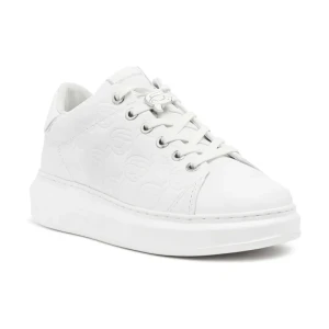 Karl Lagerfeld Skórzane trampki Emboss Lo Lace