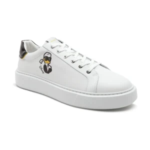 Karl Lagerfeld Skórzane trampki MAXI CUP X Disney