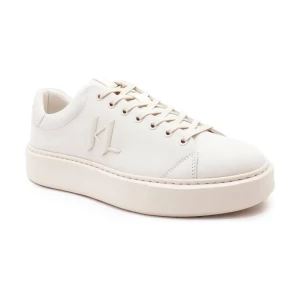 Karl Lagerfeld Skórzane trampki MAXI KUP MONOGRAM