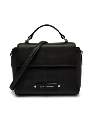 Karl Lagerfeld Skórzany kuferek k/hardware