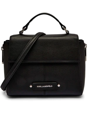 Karl Lagerfeld Skórzany kuferek k/hardware