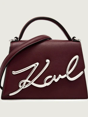 Karl Lagerfeld Skórzany kuferek k/signature 2.0