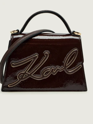 Karl Lagerfeld Skórzany kuferek k/signature 2.0
