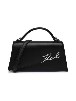 Karl Lagerfeld Skórzany kuferek k/signature