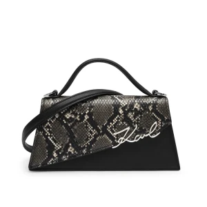 Karl Lagerfeld Skórzany kuferek k/signature