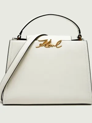 Karl Lagerfeld Skórzany kuferek k/signature