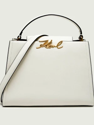 Karl Lagerfeld Skórzany kuferek k/signature