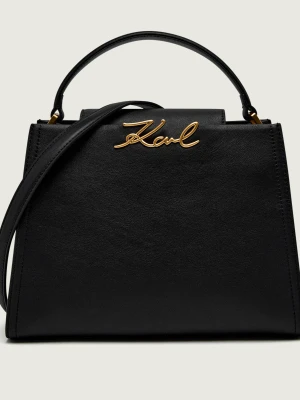 Karl Lagerfeld Skórzany kuferek k/signature