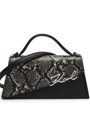 Karl Lagerfeld Skórzany kuferek k/signature