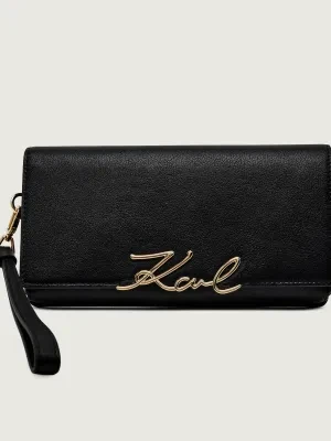 Karl Lagerfeld Skórzany portfel k/signature