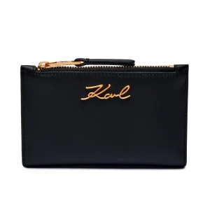 Karl Lagerfeld Skórzany portfel K/SIGNATURE SLIM