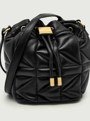 Karl Lagerfeld Skórzany worek k/kuilt