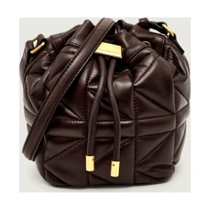 Karl Lagerfeld Skórzany worek k/kuilt