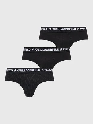 Zdjęcie produktu Karl Lagerfeld slipy 225M2102 (3-pack) męskie kolor czarny