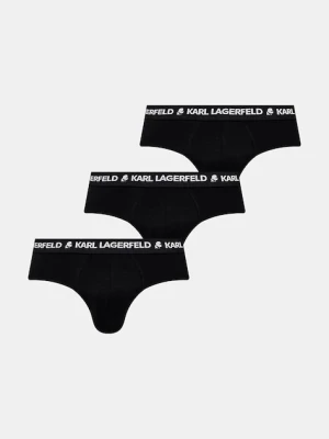 Karl Lagerfeld slipy 3-pack męskie kolor czarny A1M47152