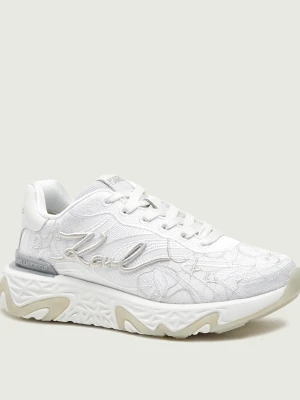 Karl Lagerfeld Sneakersy Blaze | z dodatkiem skóry biały