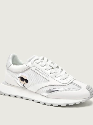 Karl Lagerfeld Sneakersy KAIRO NFT | z dodatkiem skóry biały