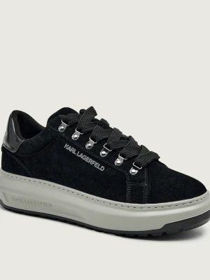 Karl Lagerfeld Sneakersy KAPRI LUG | zamsz czarny