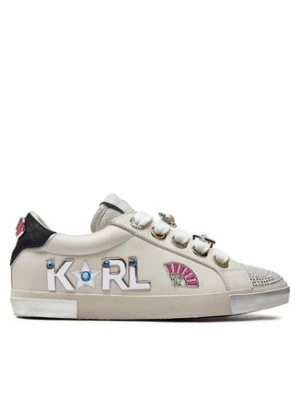 KARL LAGERFELD Sneakersy KL60144 Biały