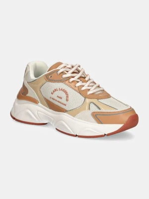 Karl Lagerfeld sneakersy KOMET kolor beżowy KL65638