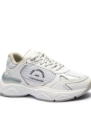 Karl Lagerfeld Sneakersy KOMET Maison | z dodatkiem skóry biały