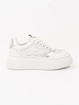 Karl Lagerfeld sneakersy KREEPER LO damskie kolor biały KL42325