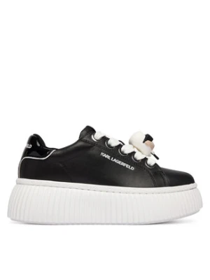 KARL LAGERFELD Sneakersy Kreeper Lo KL42336T Czarny