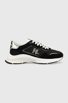 Karl Lagerfeld sneakersy LUX FINESSE kolor czarny KL53165