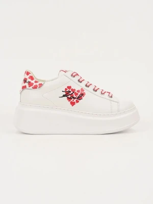 Karl Lagerfeld sneakersy skórzane ANAKAPRI damskie kolor biały KL63518V