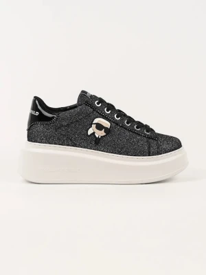 Karl Lagerfeld sneakersy skórzane ANAKAPRI damskie kolor czarny KL63531N