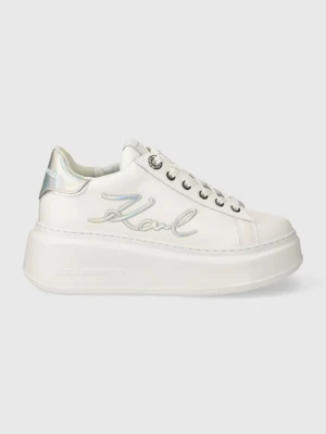 Karl Lagerfeld sneakersy skórzane ANAKAPRI kolor biały KL63510A