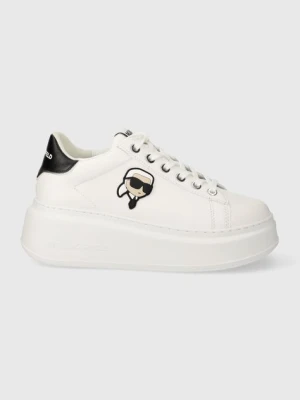 Karl Lagerfeld sneakersy skórzane ANAKAPRI kolor biały KL63530N