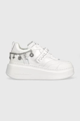 Karl Lagerfeld sneakersy skórzane ANAKAPRI kolor biały KL63540FCHEAPER
