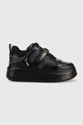 Karl Lagerfeld sneakersy skórzane ANAKAPRI kolor czarny KL63540