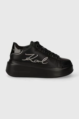 Karl Lagerfeld sneakersy skórzane ANAKAPRI kolor czarny KL63510A