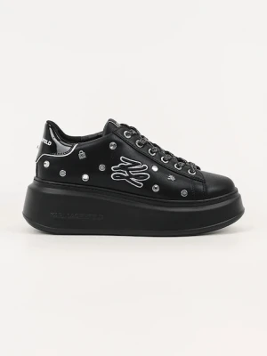Karl Lagerfeld sneakersy skórzane ANAKAPRI kolor czarny KL63528