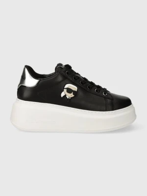Karl Lagerfeld sneakersy skórzane ANAKAPRI kolor czarny KL63530N