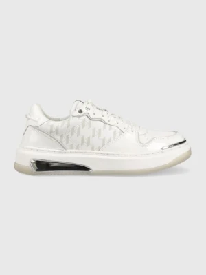 Karl Lagerfeld sneakersy skórzane ELEKTRO kolor biały