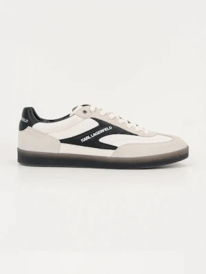 Karl Lagerfeld sneakersy skórzane KANDIDATE męskie kolor biały KL53855