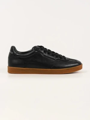 Karl Lagerfeld sneakersy skórzane KANDIDATE męskie kolor czarny KL53825A
