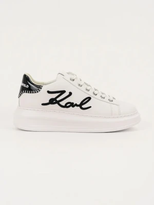 Karl Lagerfeld sneakersy skórzane KAPRI damskie kolor biały KL62572A