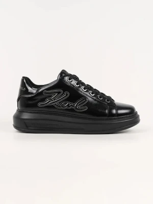 Karl Lagerfeld sneakersy skórzane KAPRI damskie kolor czarny KL62511S
