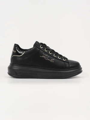 Karl Lagerfeld sneakersy skórzane KAPRI damskie kolor czarny KL62518