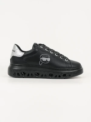 Karl Lagerfeld sneakersy skórzane KAPRI KITE kolor czarny KL64525