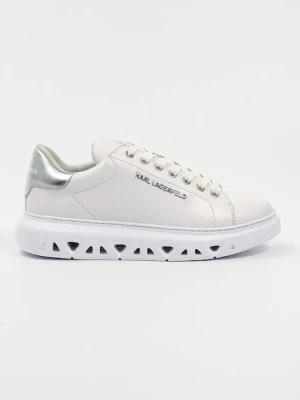 Karl Lagerfeld sneakersy skórzane KAPRI KITE męskie kolor biały KL54519A