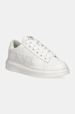 Karl Lagerfeld sneakersy skórzane KAPRI kolor biały KL52561