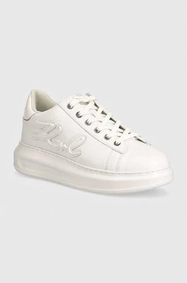 Karl Lagerfeld sneakersy skórzane KAPRI kolor biały KL62511A