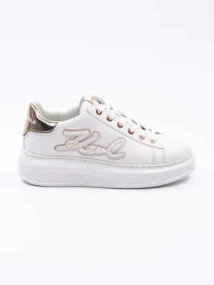 Karl Lagerfeld sneakersy skórzane KAPRI kolor biały KL62511A