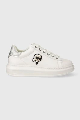 Karl Lagerfeld sneakersy skórzane KAPRI kolor biały KL62530N